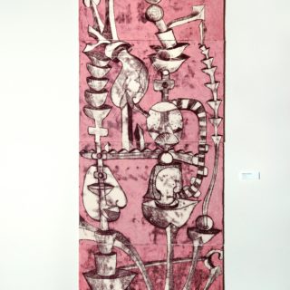 Monotipo sobre papel, 70 x 200 cm. Federico Bencini. 2005