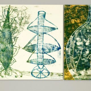 Monotipo sobre metal, 70 x 170 cm. Federico Bencini. 2008
