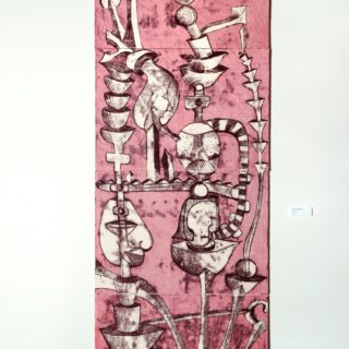 Monotipo sobre papel, 70 x 200 cm. Federico Bencini. 2005