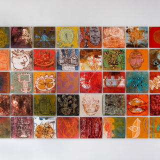 Tecnica monotipo 175 x 360 cm. Federico Bencini 2010