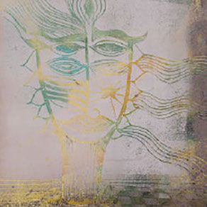 Técnica monotipo, 280x50 cm, Federico Bencini 2013